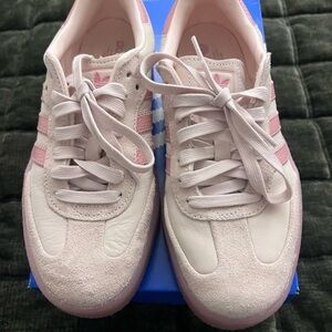 Adidas Women's ALL Pink Samba Sneakers